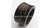 Bali Wooden Carved Bangles Handmade